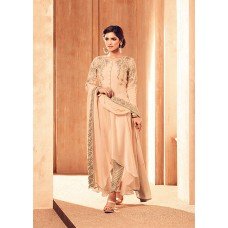 4503 PEACH MAISHA MASKEEN PARTY WEAR SUIT WITH PENCIL STYLE TROUSER 